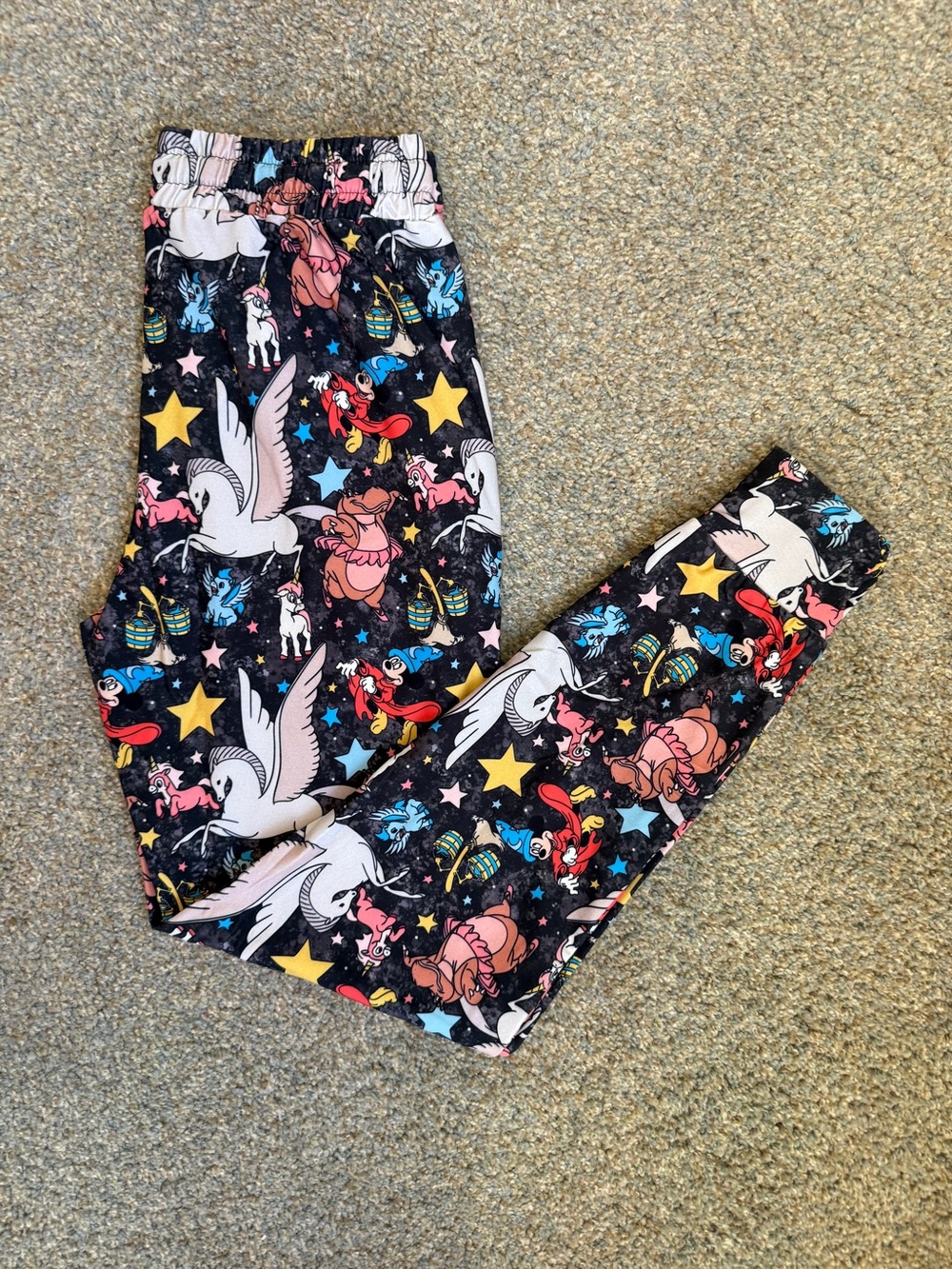 EDS Disney Fantasia sorcerer Mickey joggers adult size S-M new